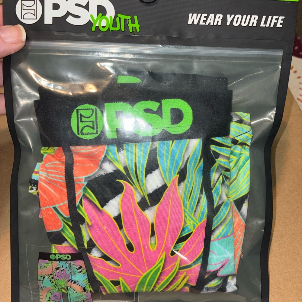 PSD Youth Vibrant Tropical Print Boxers